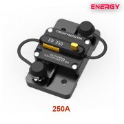 250A Bộ Ngắt Mạch 16F Series IP67 Chống Nước 12V, 24V, 48V Reset Bằng Tay
